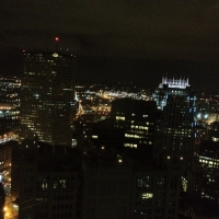 Boston at night